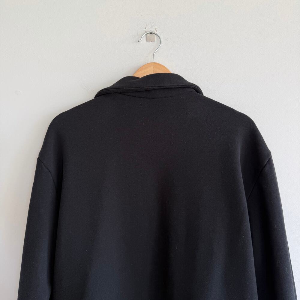 Vuori Soho Meton Open-Front MId Length Trench Coat Black XS - Picture 9 of 9